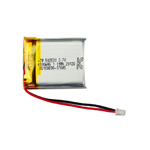 리튬폴리머 배터리 3.7V, 300mAh, KC인증