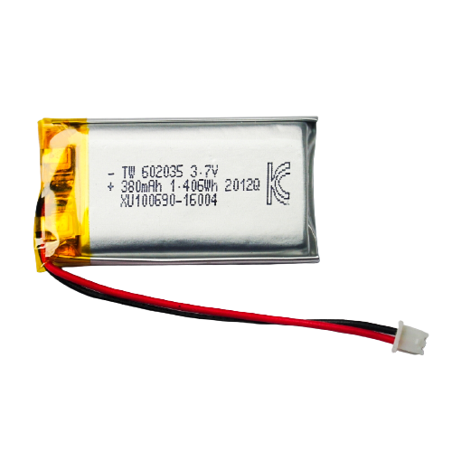 리튬폴리머 배터리 3.7V , 380mAh, KC 인증