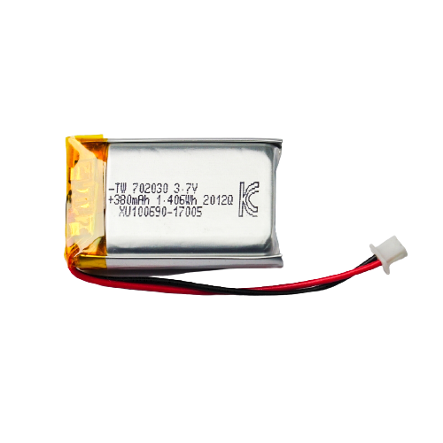 리튬폴리머 배터리 3.7V, 380mAh, KC인증