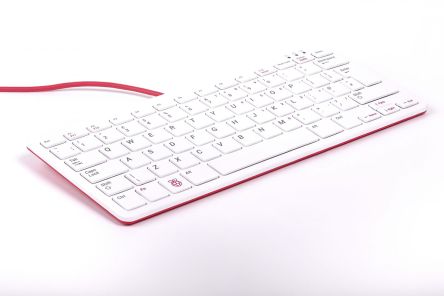 [114992010]Raspberry Pi Official Keyboard UK Red/White