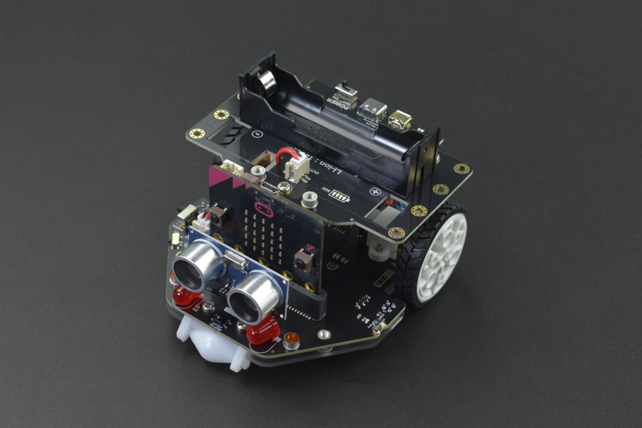 마이크로비트 마퀸 플러스 V2 18650 배터리 용 고급STEM 교육로봇 / an Advanced STEM Education Robot for micro:bit