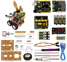 Arduino 호환을위한 Keyestudio 데스크탑 Bluetooth 미니 스마트 카 + 설명서